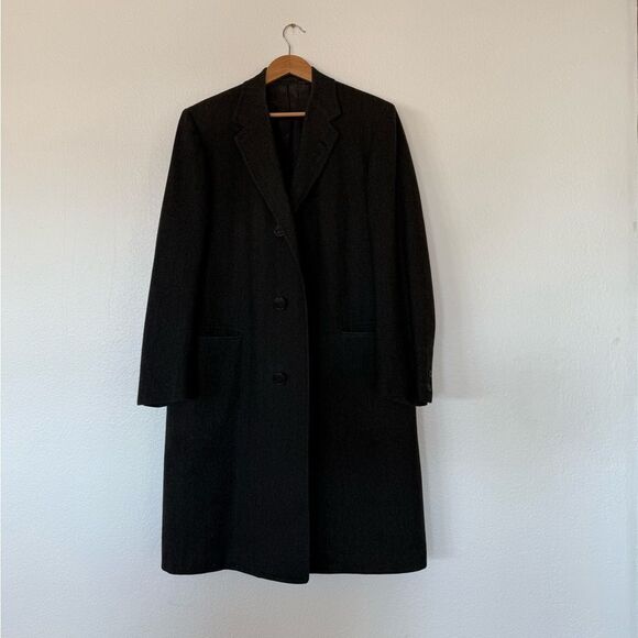 Men’s vintage dark gray pea coat - Picture 1 of 5
